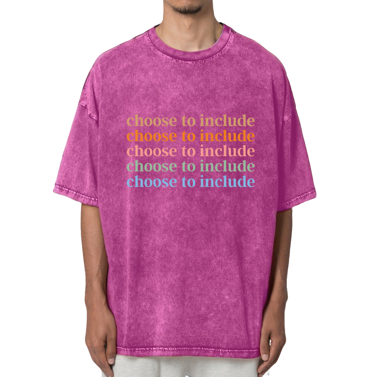 Choose To Include Washed Graphic T-Shirt