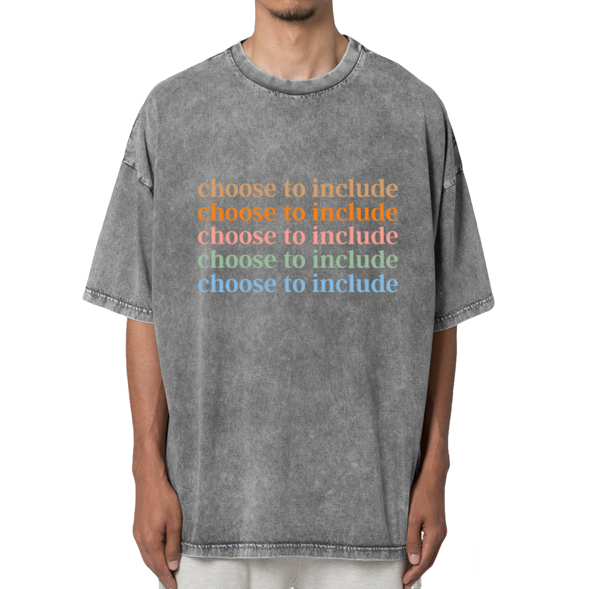 Choose To Include Washed Graphic T-Shirt