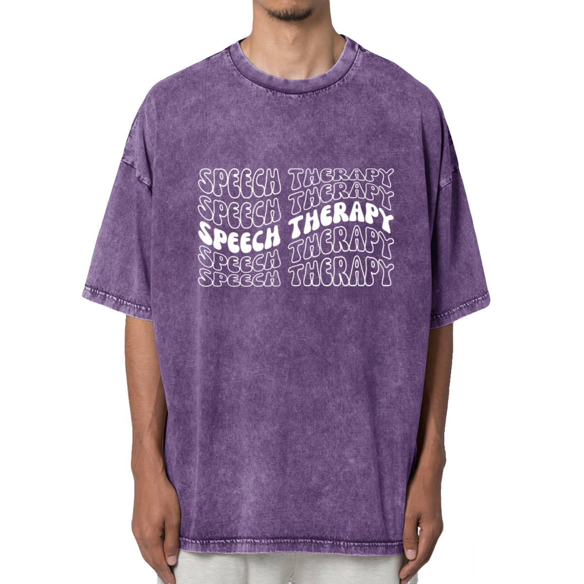Speech Therapy Washed Graphic T-Shirt
