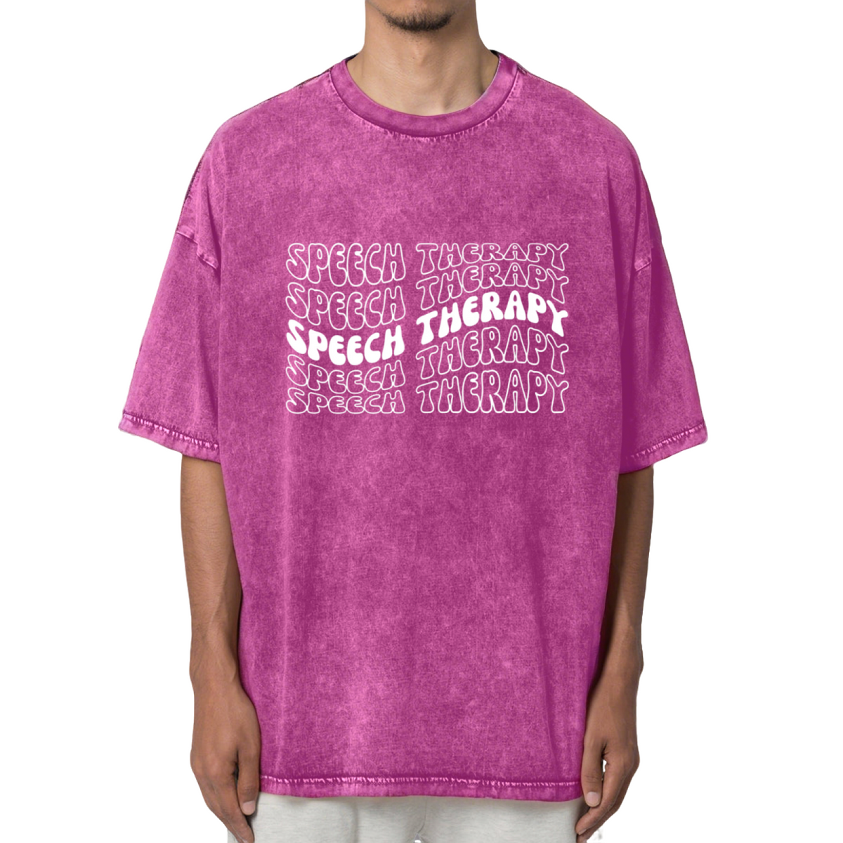 Speech Therapy Washed Graphic T-Shirt
