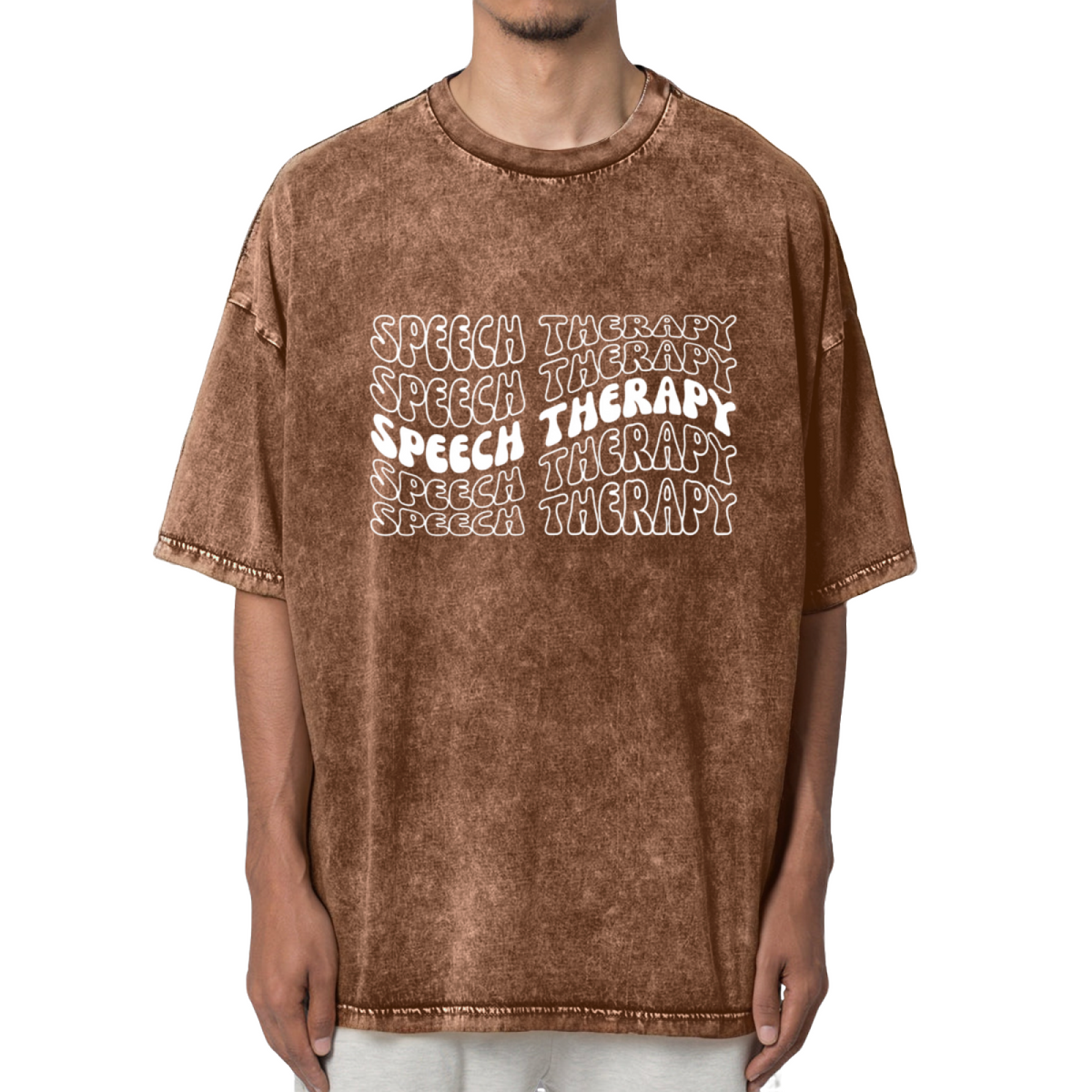 Speech Therapy Washed Graphic T-Shirt