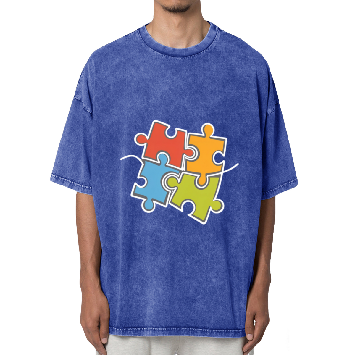 Autism Awareness Washed Graphic T-Shirt