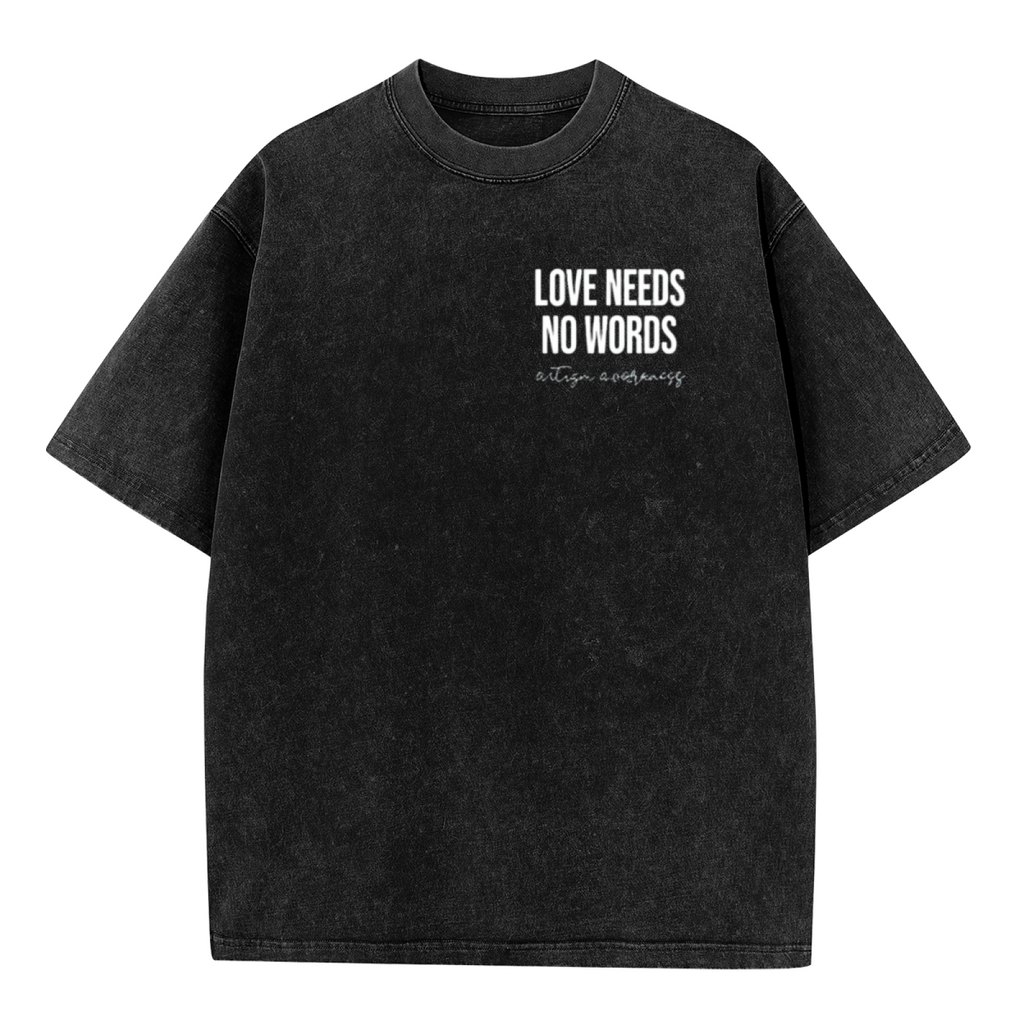 Unisex washed graphic T-shirt with Sped Teacher themed design, product image