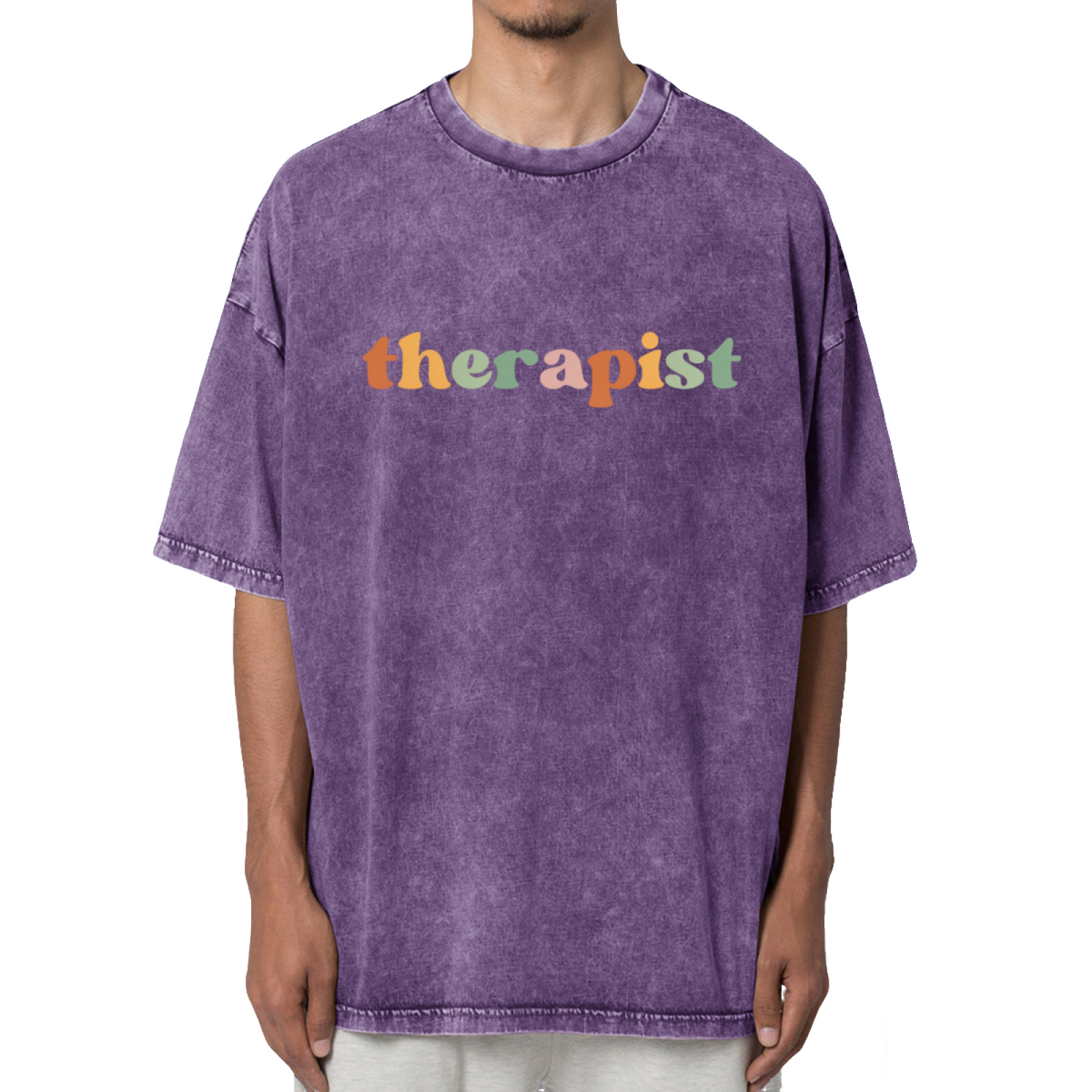 Therapist Washed Graphic T-Shirt