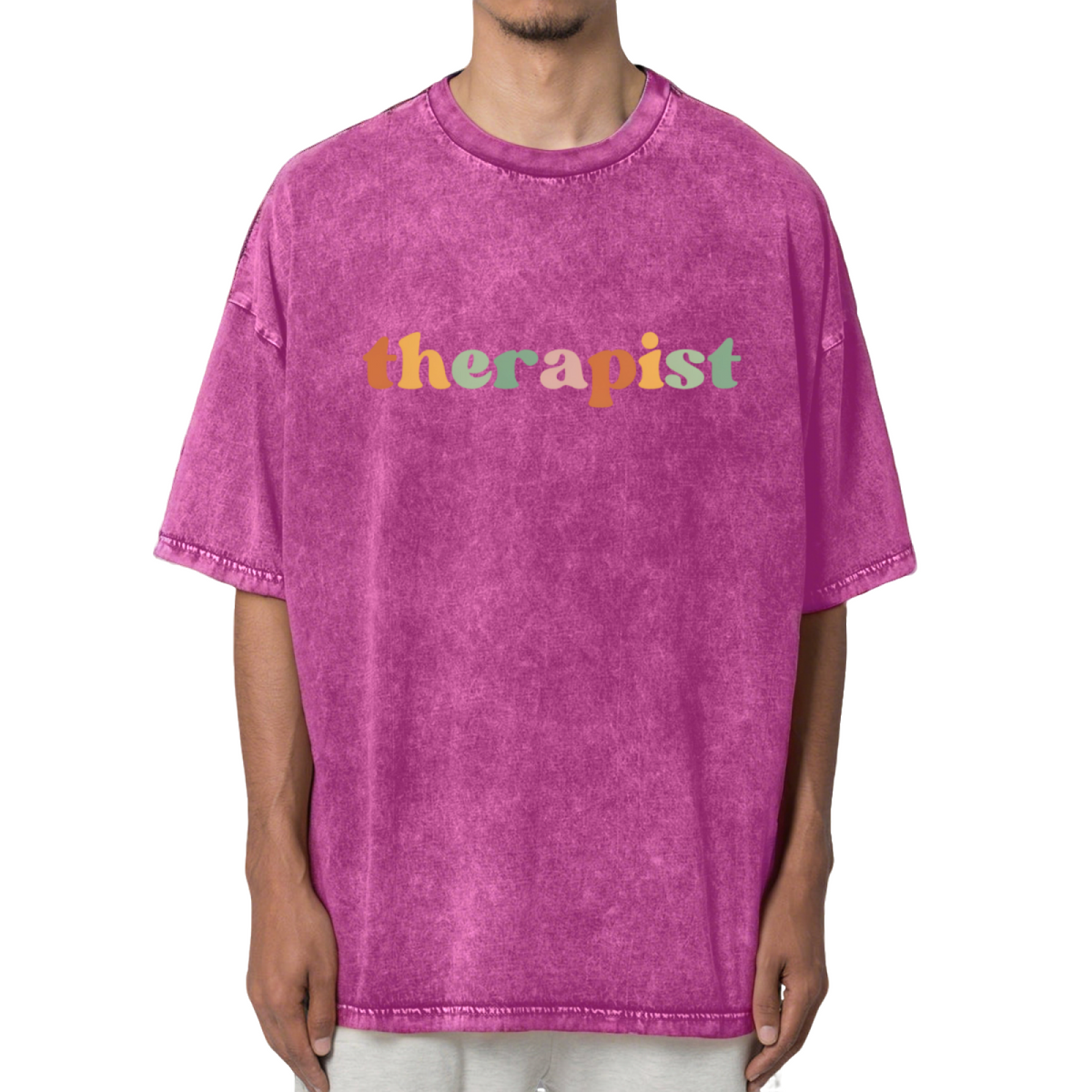Therapist Washed Graphic T-Shirt