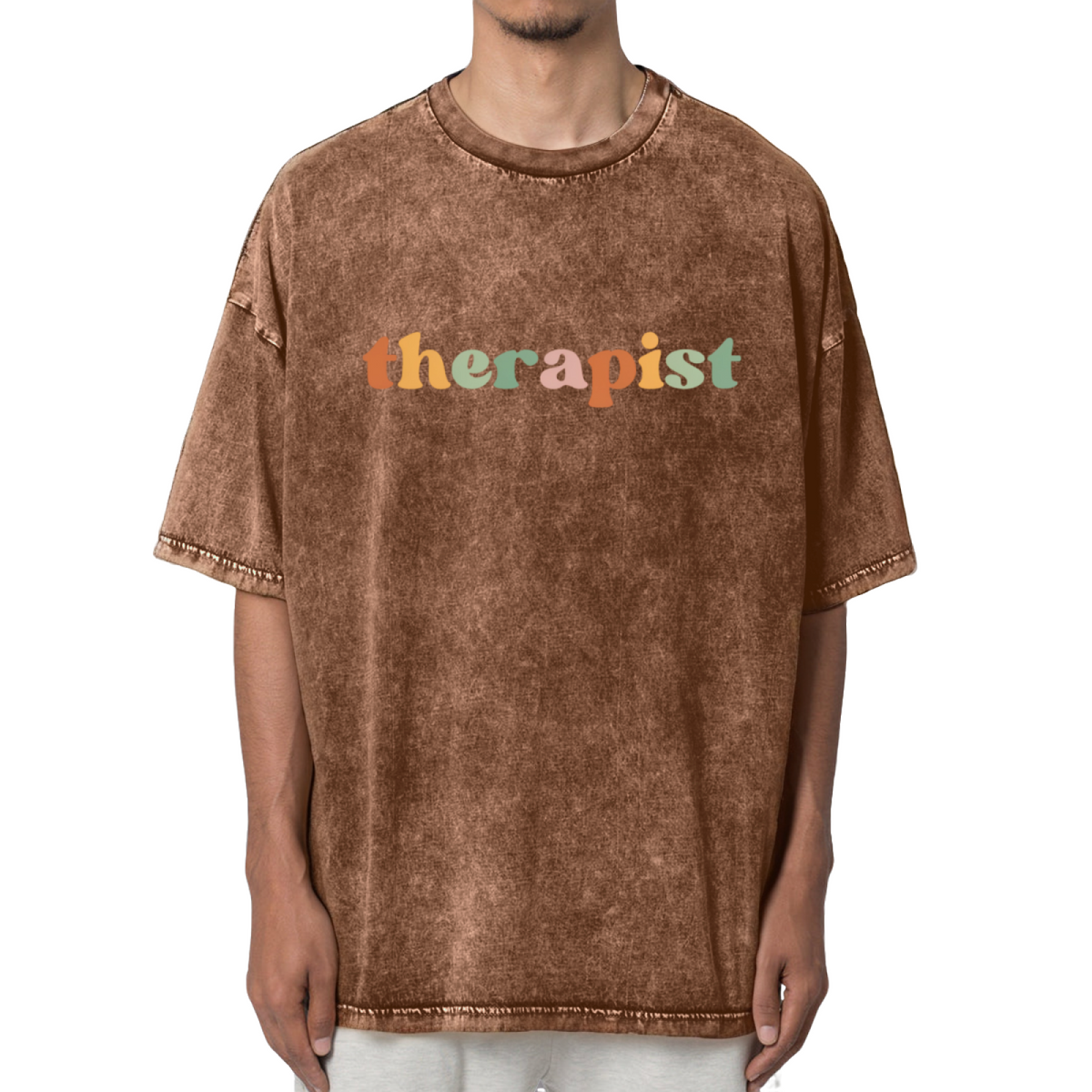 Therapist Washed Graphic T-Shirt