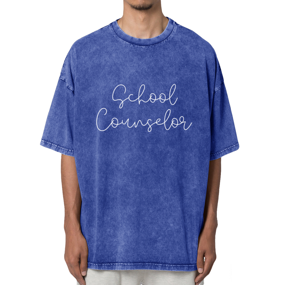 School Counselor Shirt Counselor Shirt Washed Graphic T-Shirt