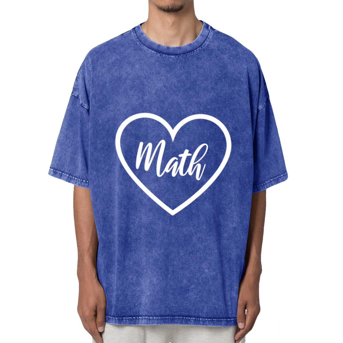 Math Teacher Shirt Womens Teacher Shirt Washed Graphic T-Shirt
