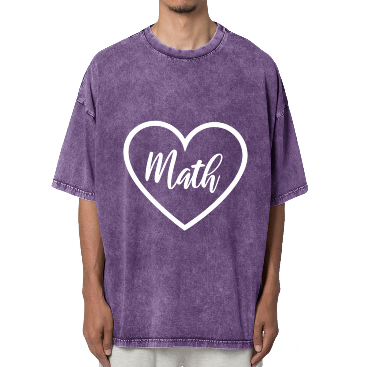 Math Teacher Shirt Womens Teacher Shirt Washed Graphic T-Shirt
