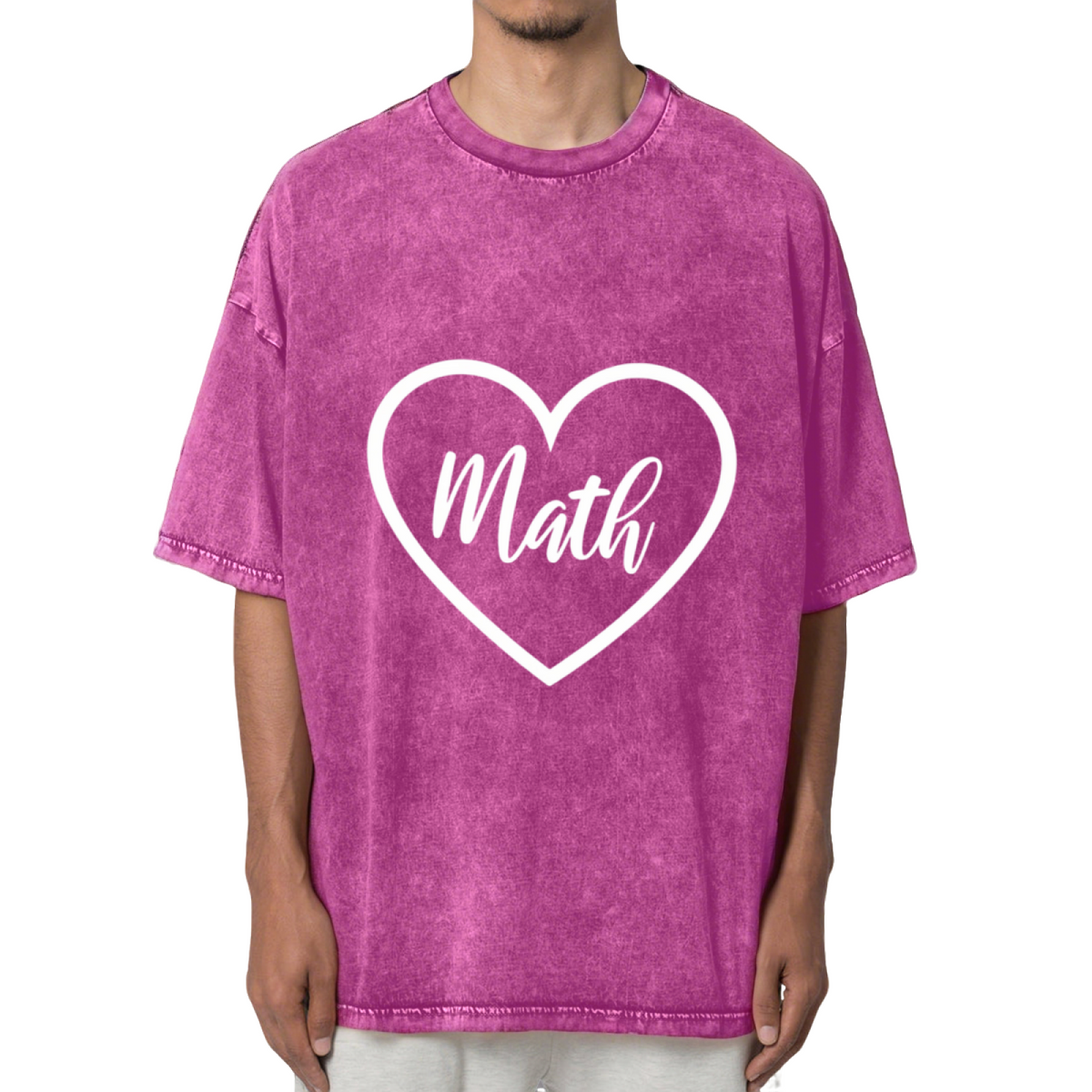 Math Teacher Shirt Womens Teacher Shirt Washed Graphic T-Shirt