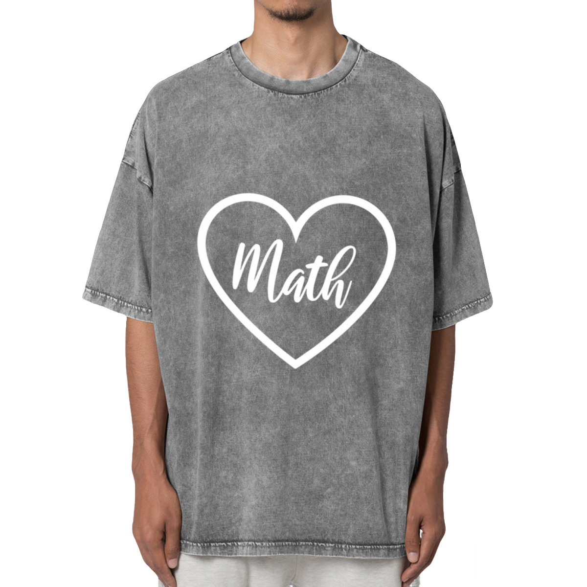 Math Teacher Shirt Womens Teacher Shirt Washed Graphic T-Shirt