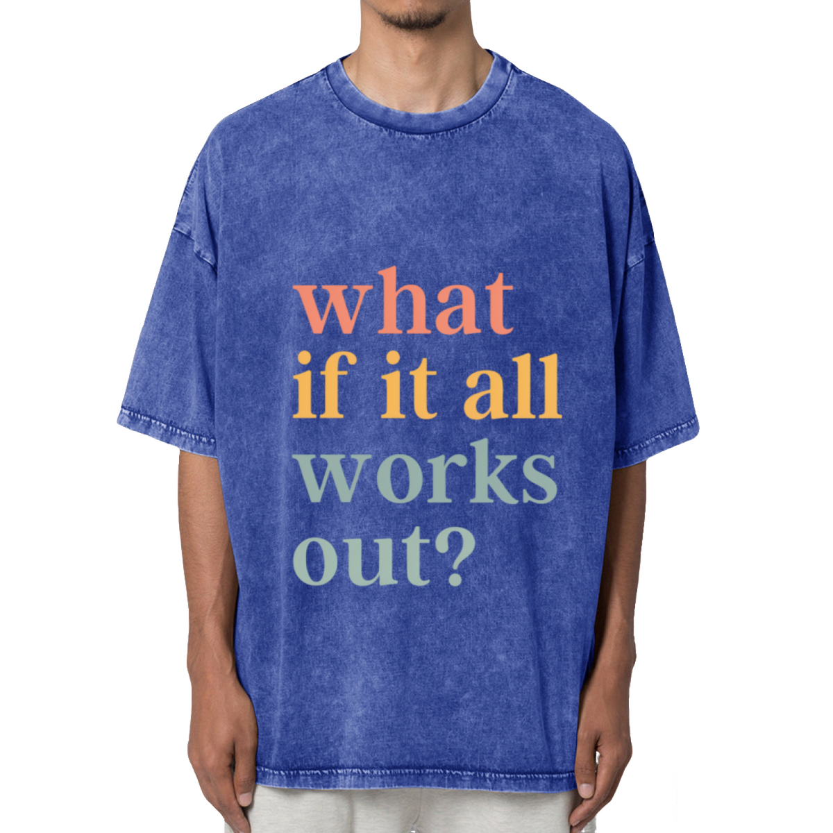 What If It All Works Out Shirt Washed Graphic T-Shirt