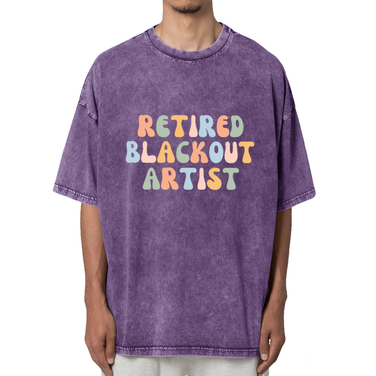 Retired Blackout Artist Washed Graphic T-Shirt