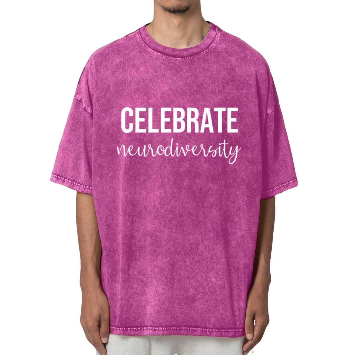Celebrate Neurodiversity Washed Graphic T-Shirt