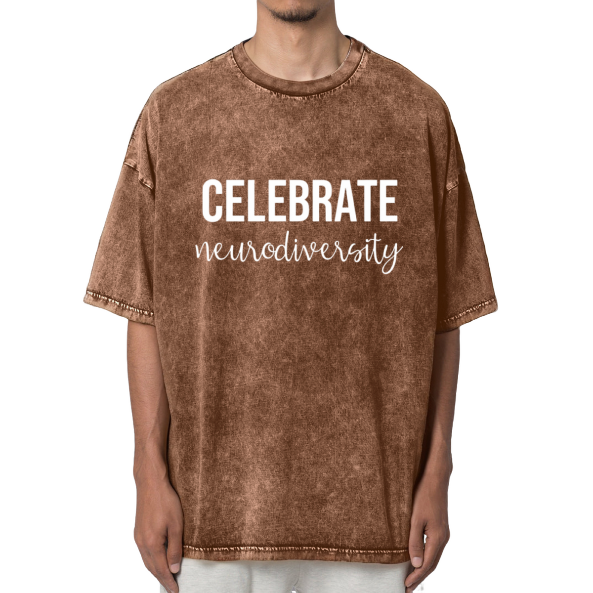 Celebrate Neurodiversity Washed Graphic T-Shirt