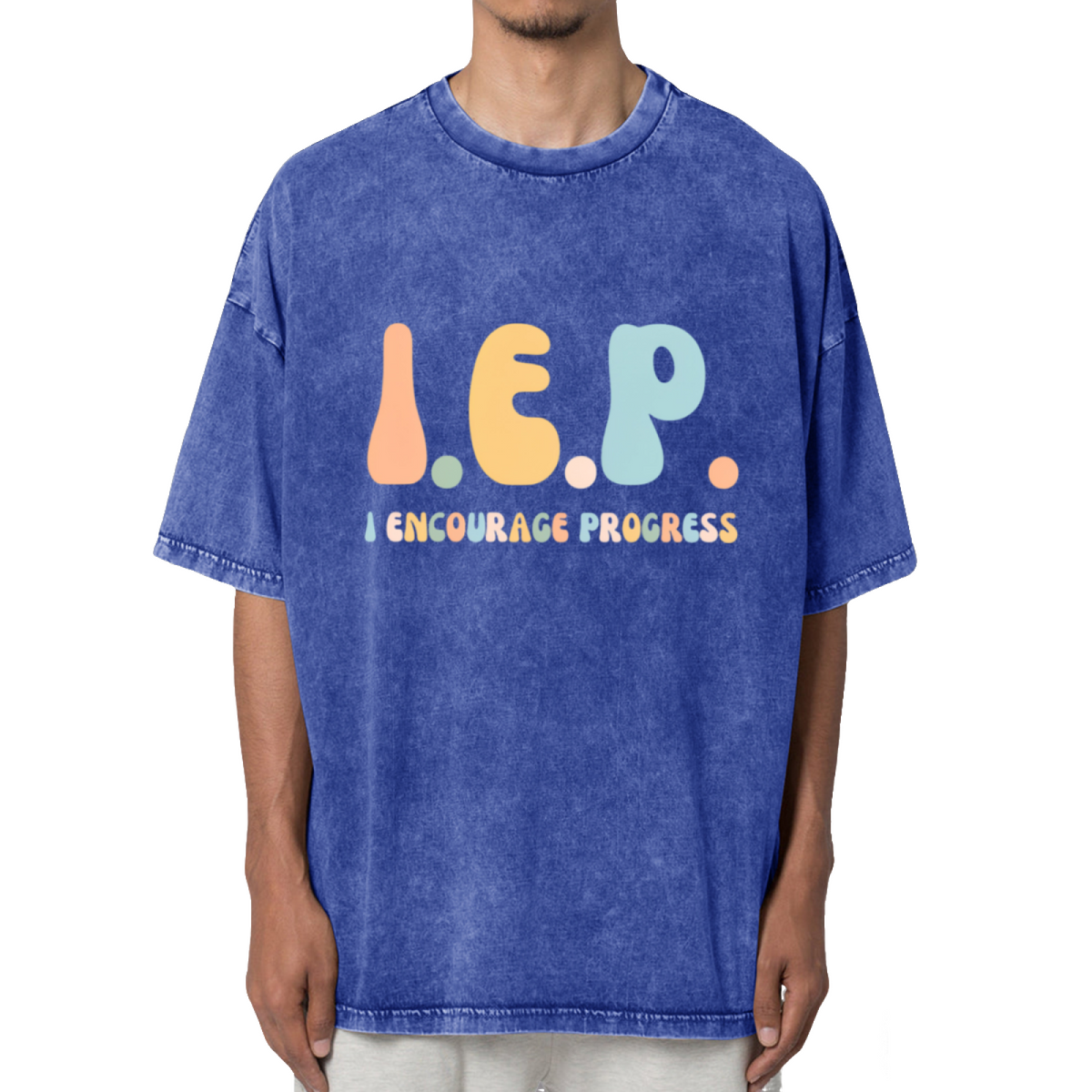 Iep I Encourage Progress Washed Graphic T-Shirt