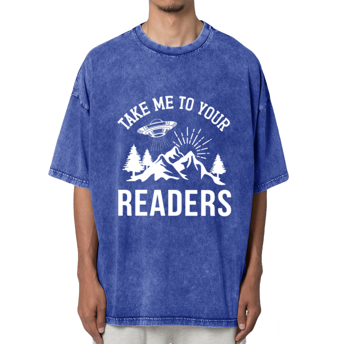 Take Me To Your Readers Washed Graphic T-Shirt