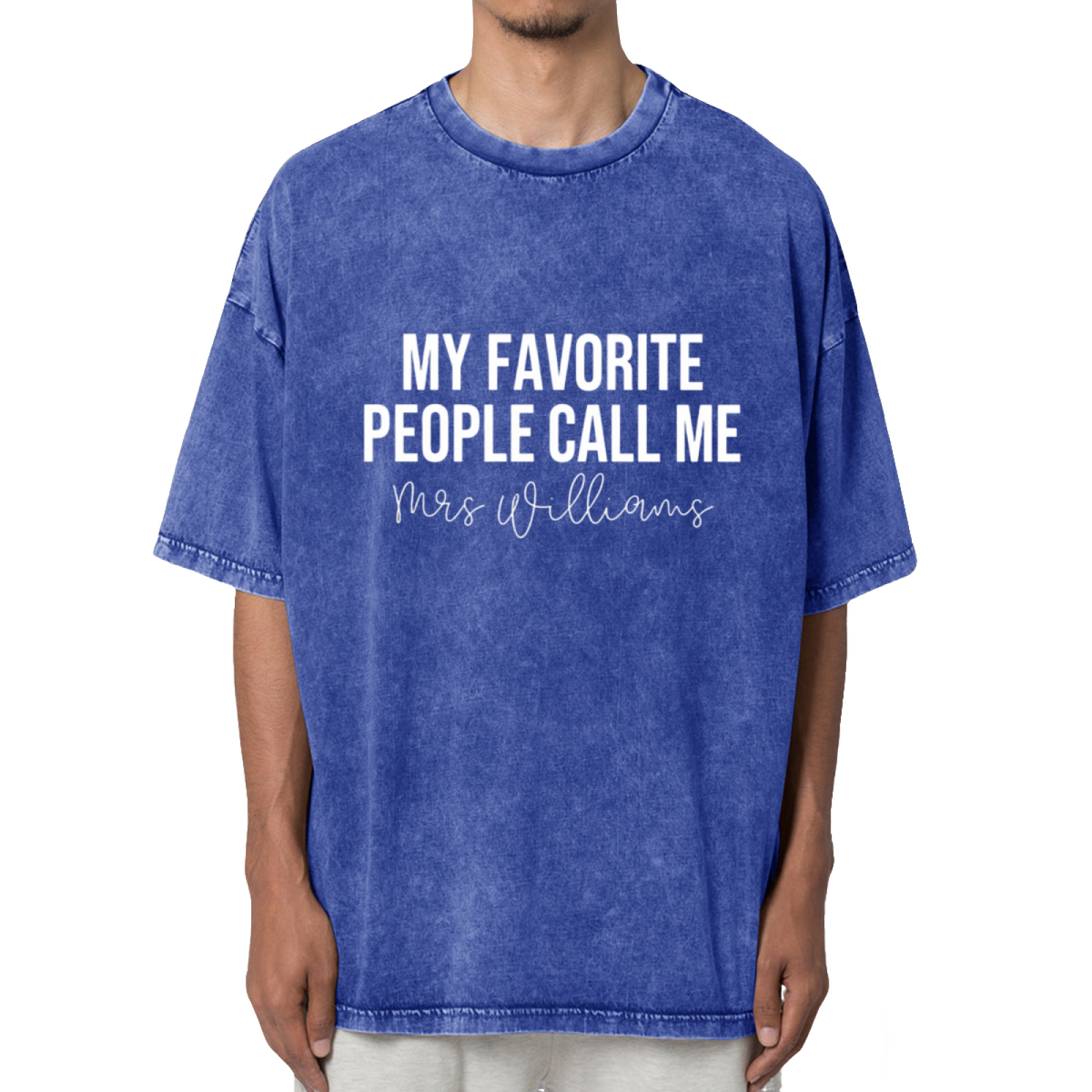 My Favorite People Call Me Mrs Shirt Washed Graphic T-Shirt
