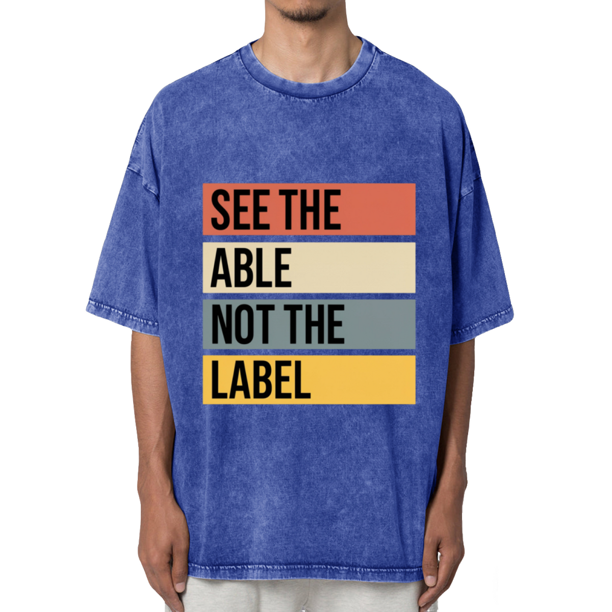 See the Able Not the Label Autism Washed T-Shirt