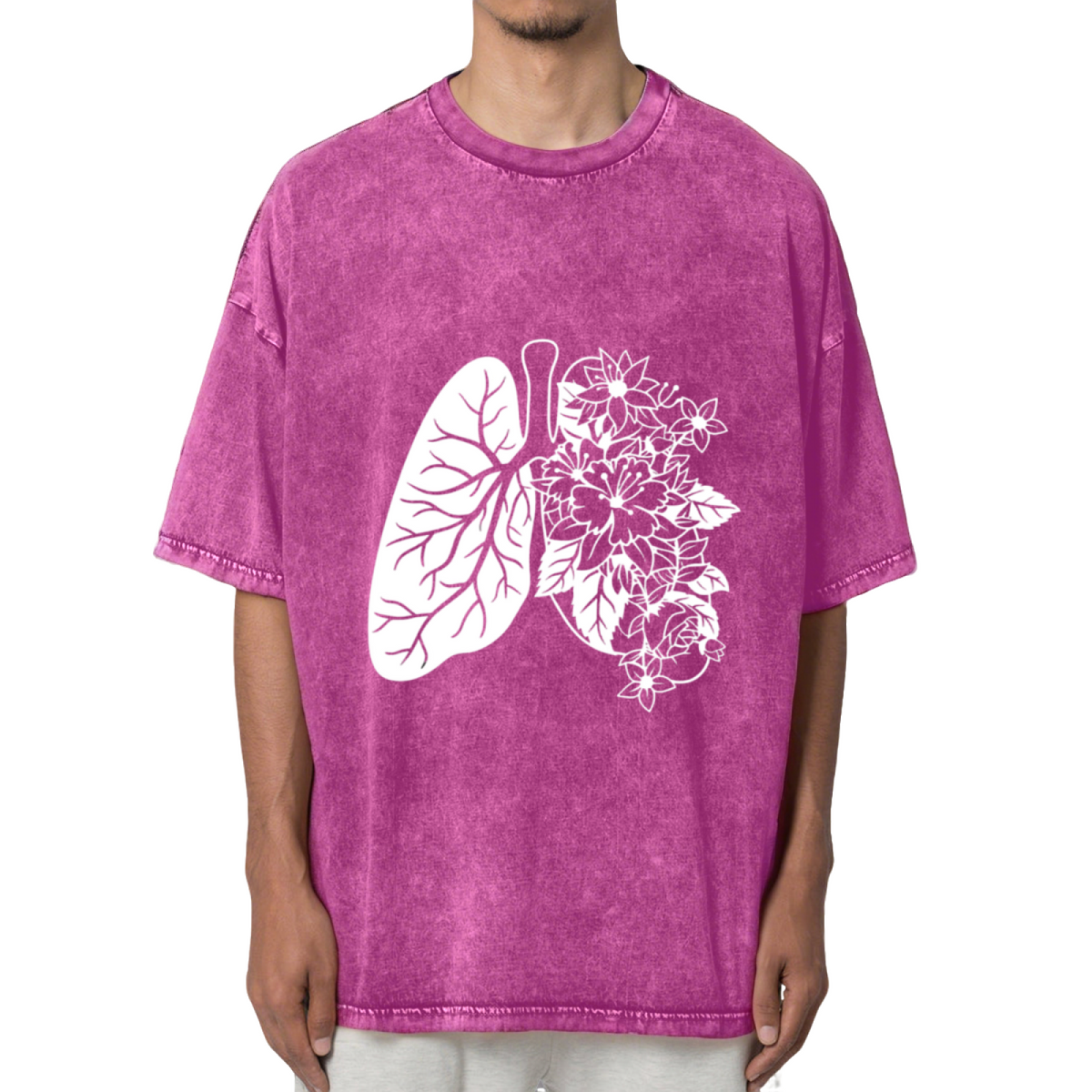 Lung Washed Graphic T-Shirt