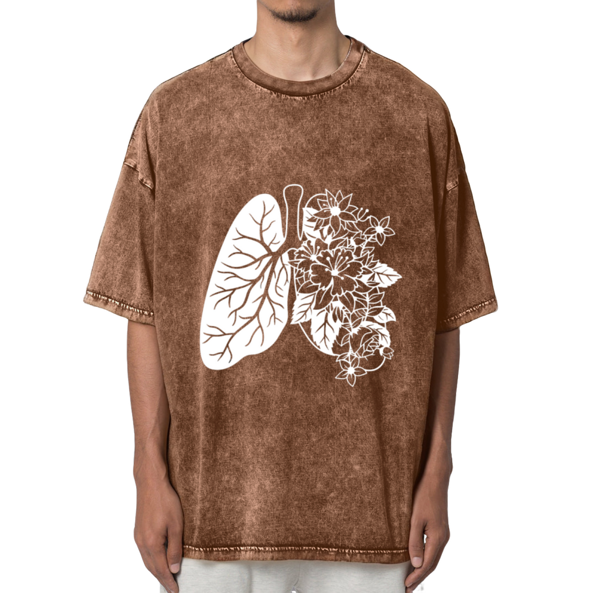 Lung Washed Graphic T-Shirt