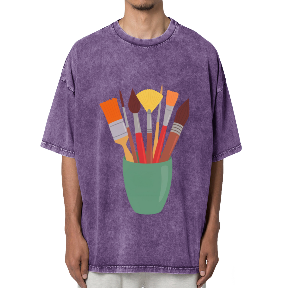 Art Teacher Washed Graphic T-Shirt