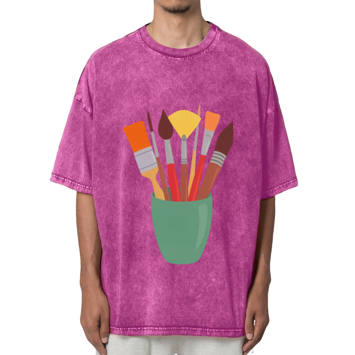 Art Teacher Washed Graphic T-Shirt