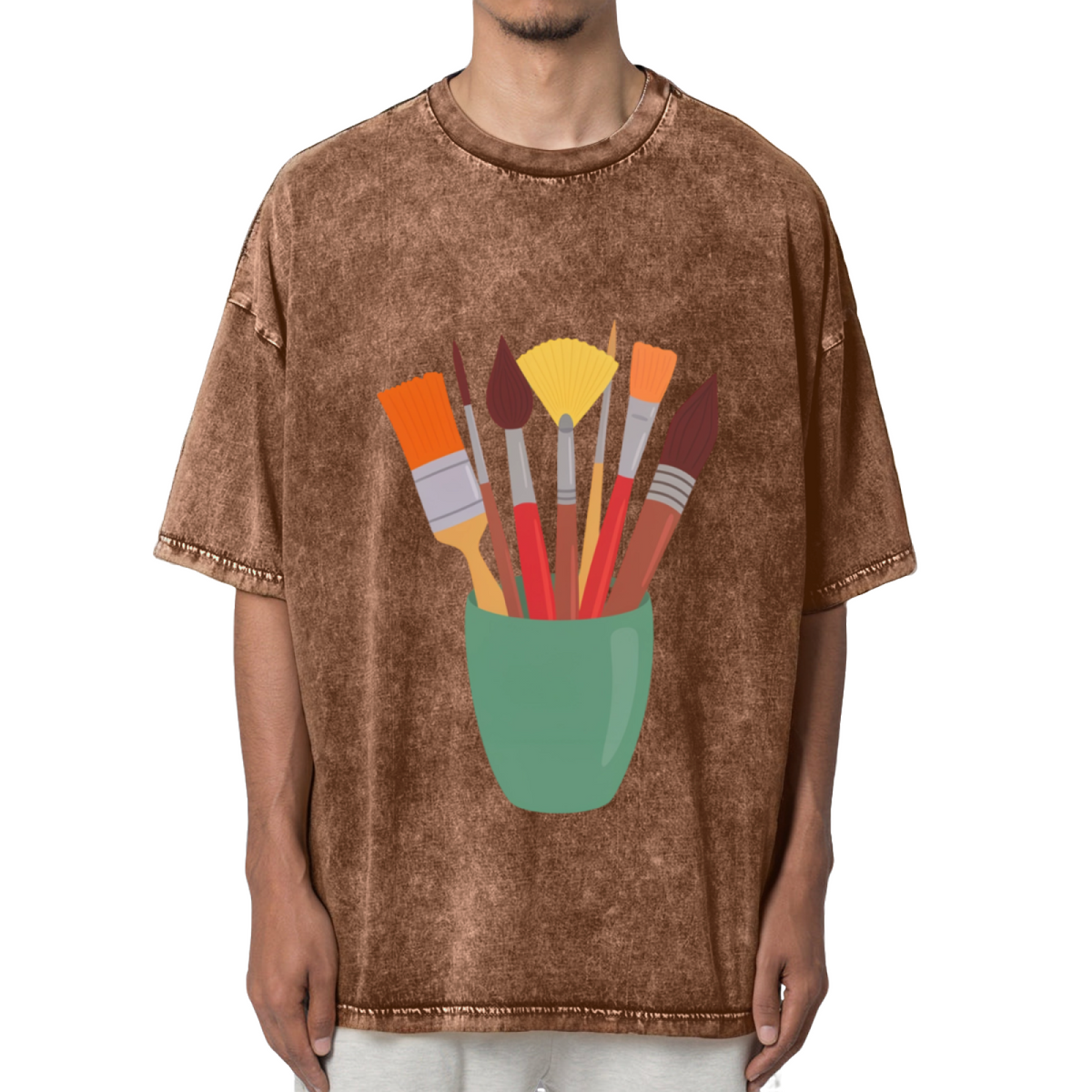 Art Teacher Washed Graphic T-Shirt