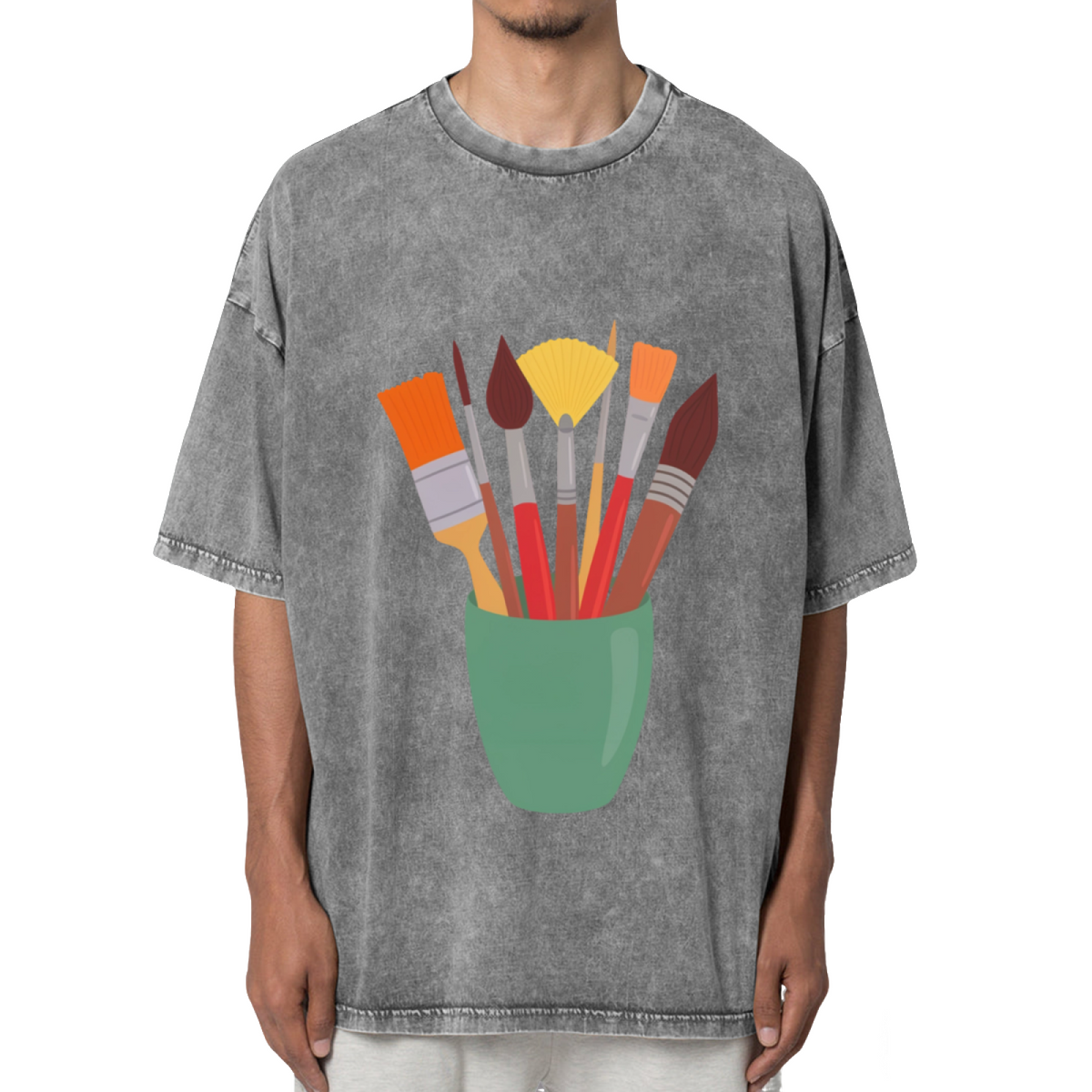 Art Teacher Washed Graphic T-Shirt