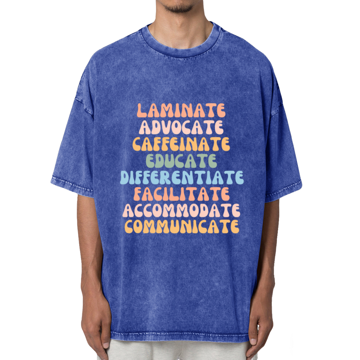 Special Education Teacher Washed Graphic T-Shirt