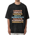 Unisex washed graphic T-shirt with Special Education Teacher themed design, product image