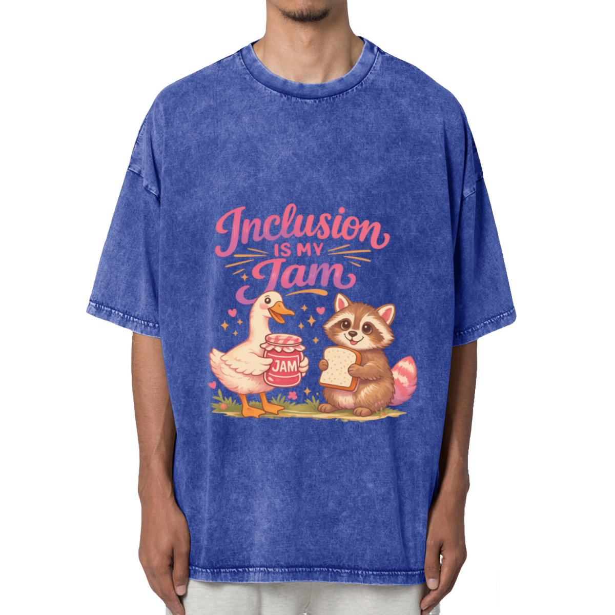 Inclusion Is My Jam Washed Graphic T-Shirt