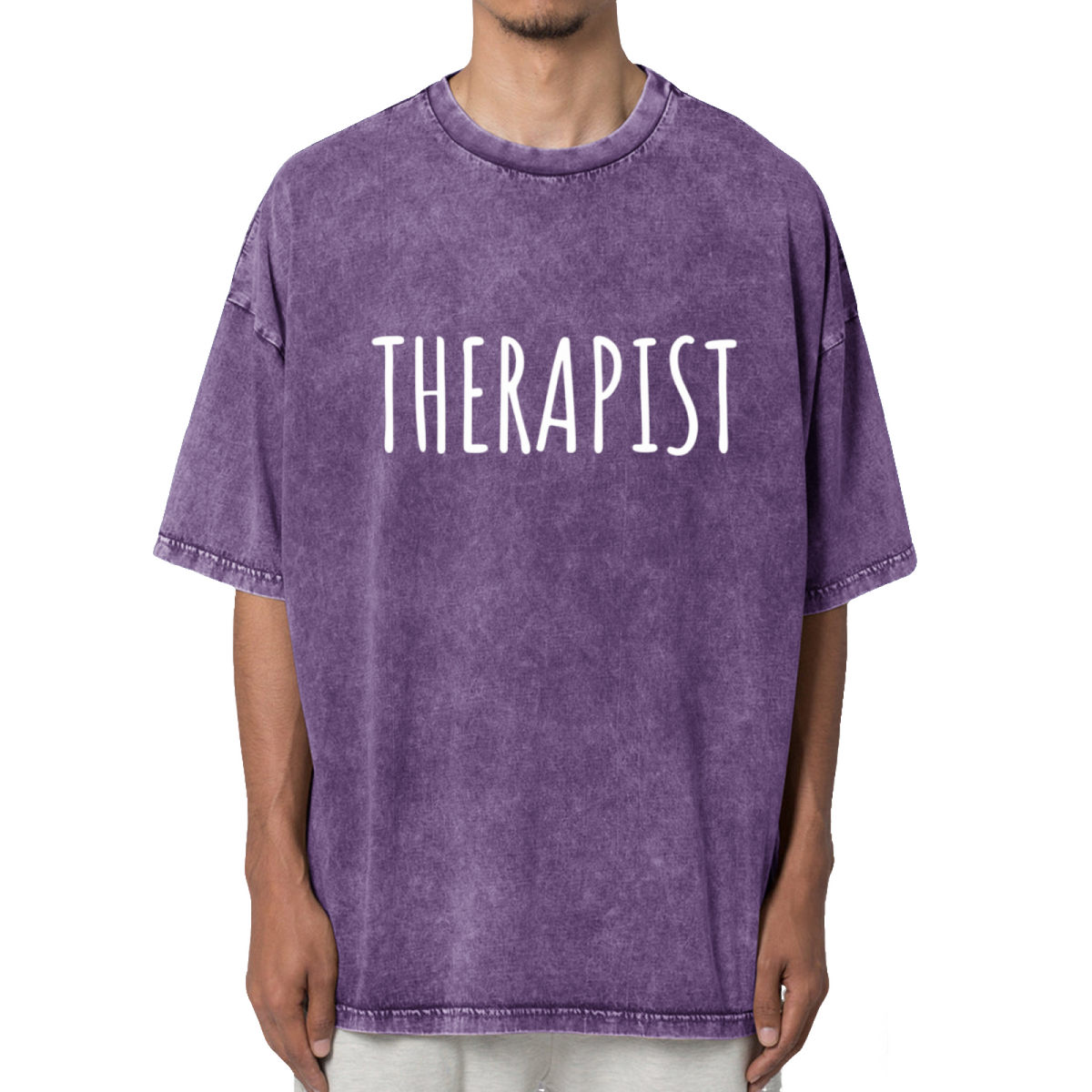 Therapist Graphic Washed T-Shirt