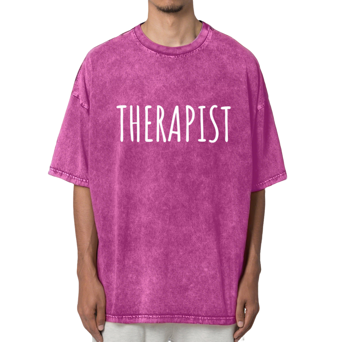 Therapist Graphic Washed T-Shirt