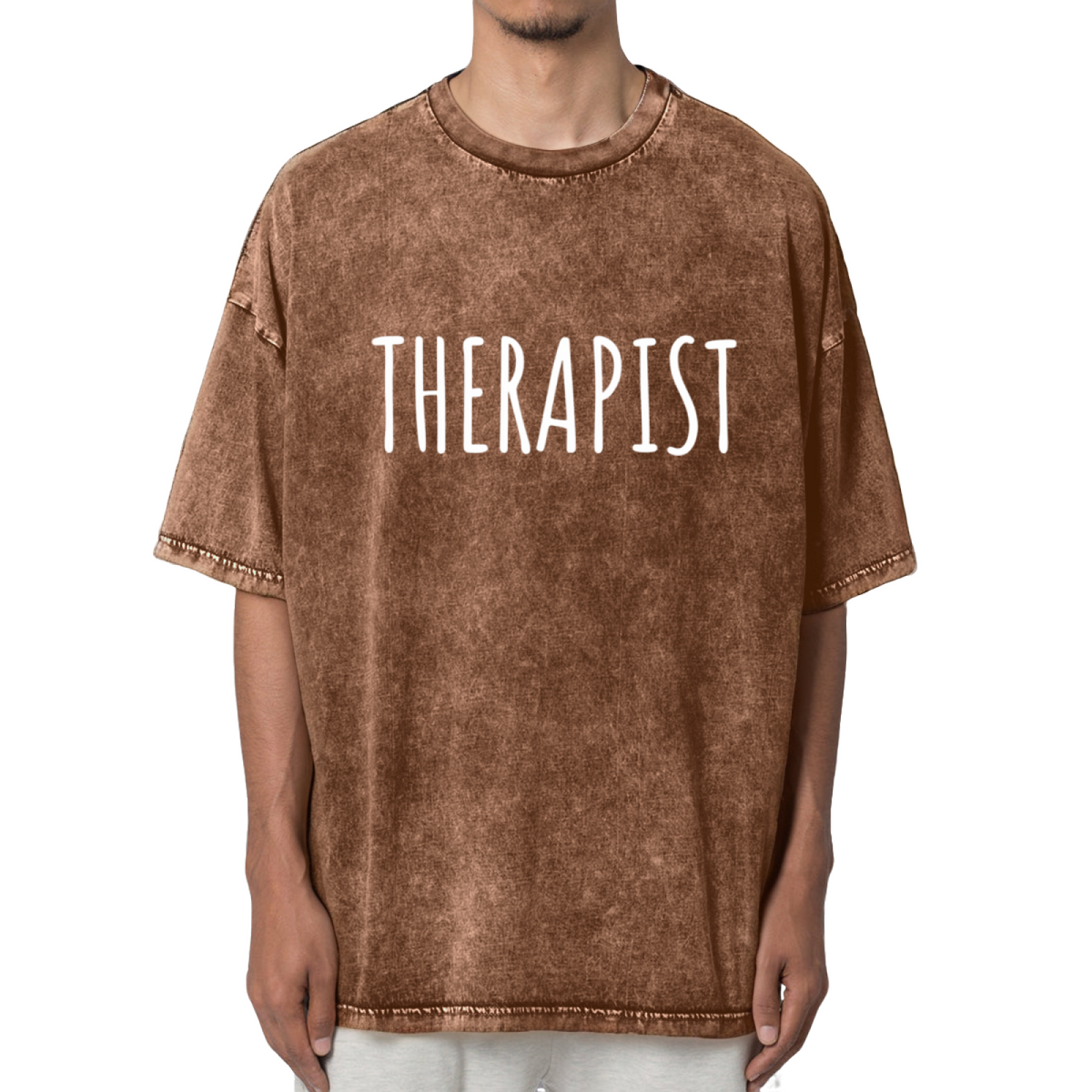 Therapist Graphic Washed T-Shirt