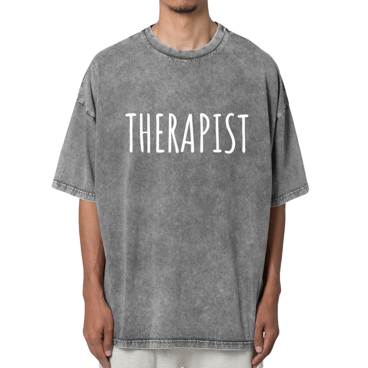 Therapist Graphic Washed T-Shirt