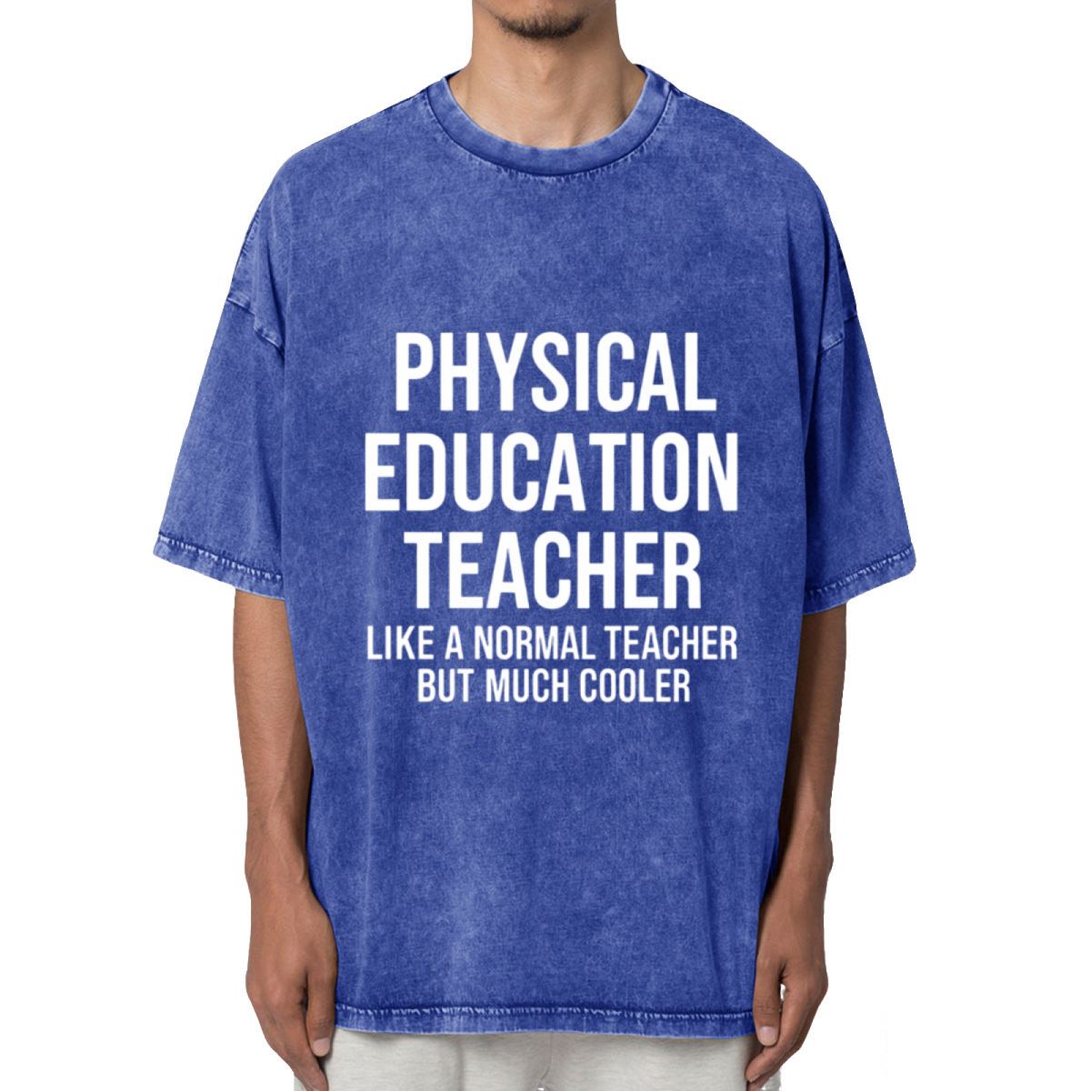 Physical Education Teacher Like A Normal Washed Graphic T-Shirt