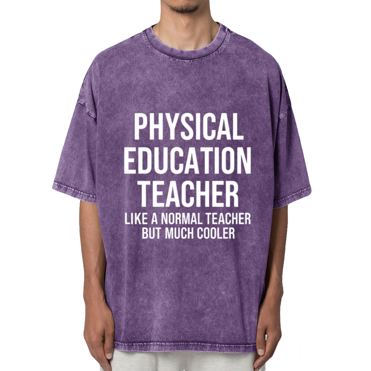 Physical Education Teacher Like A Normal Washed Graphic T-Shirt