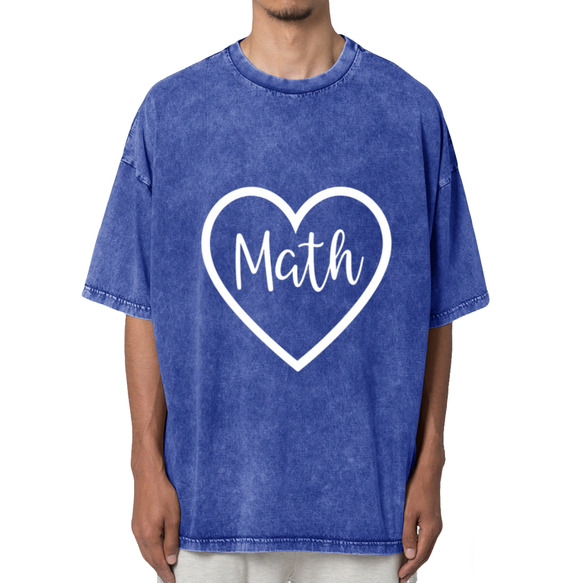 Math Teacher Shirt Womens Teacher Shirt Washed Graphic T-Shirt