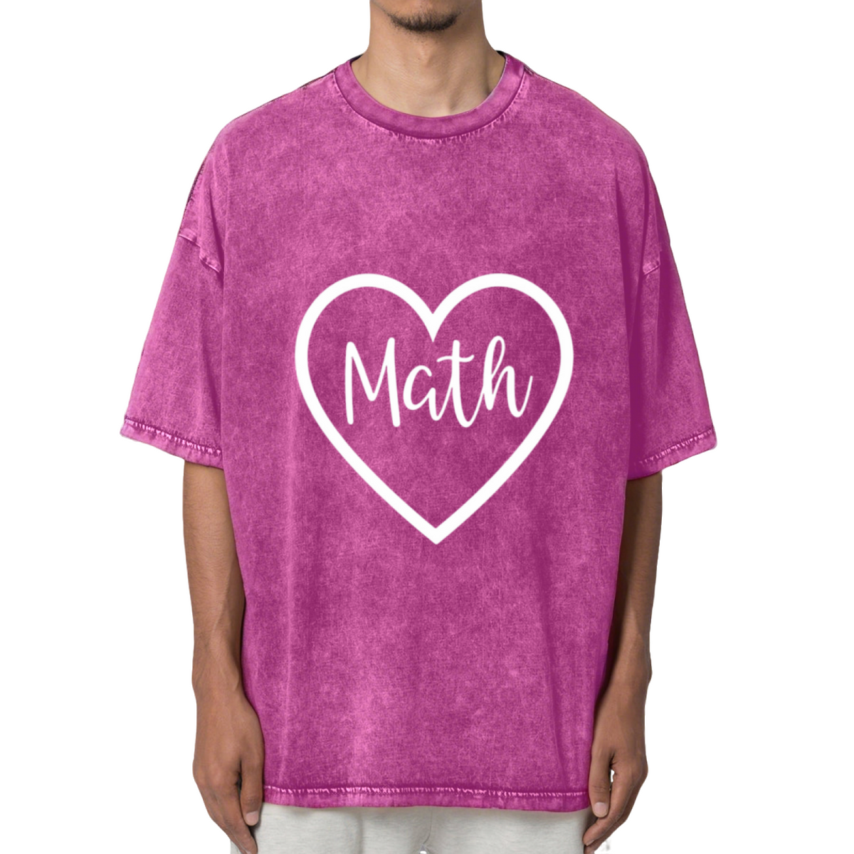 Math Teacher Shirt Womens Teacher Shirt Washed Graphic T-Shirt