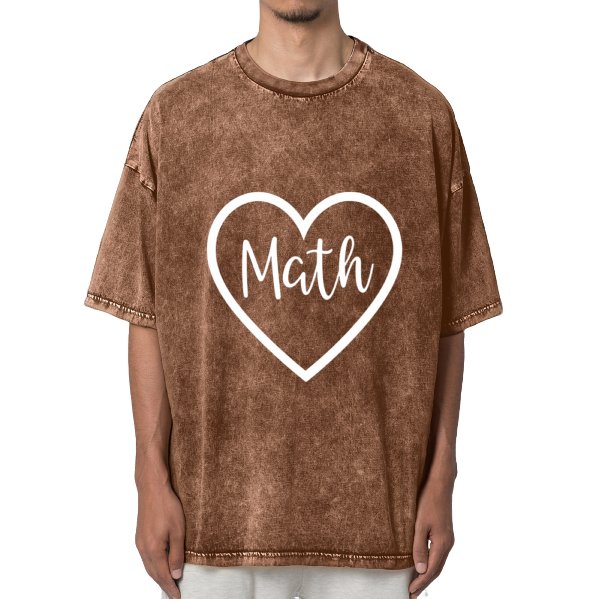 Math Teacher Shirt Womens Teacher Shirt Washed Graphic T-Shirt