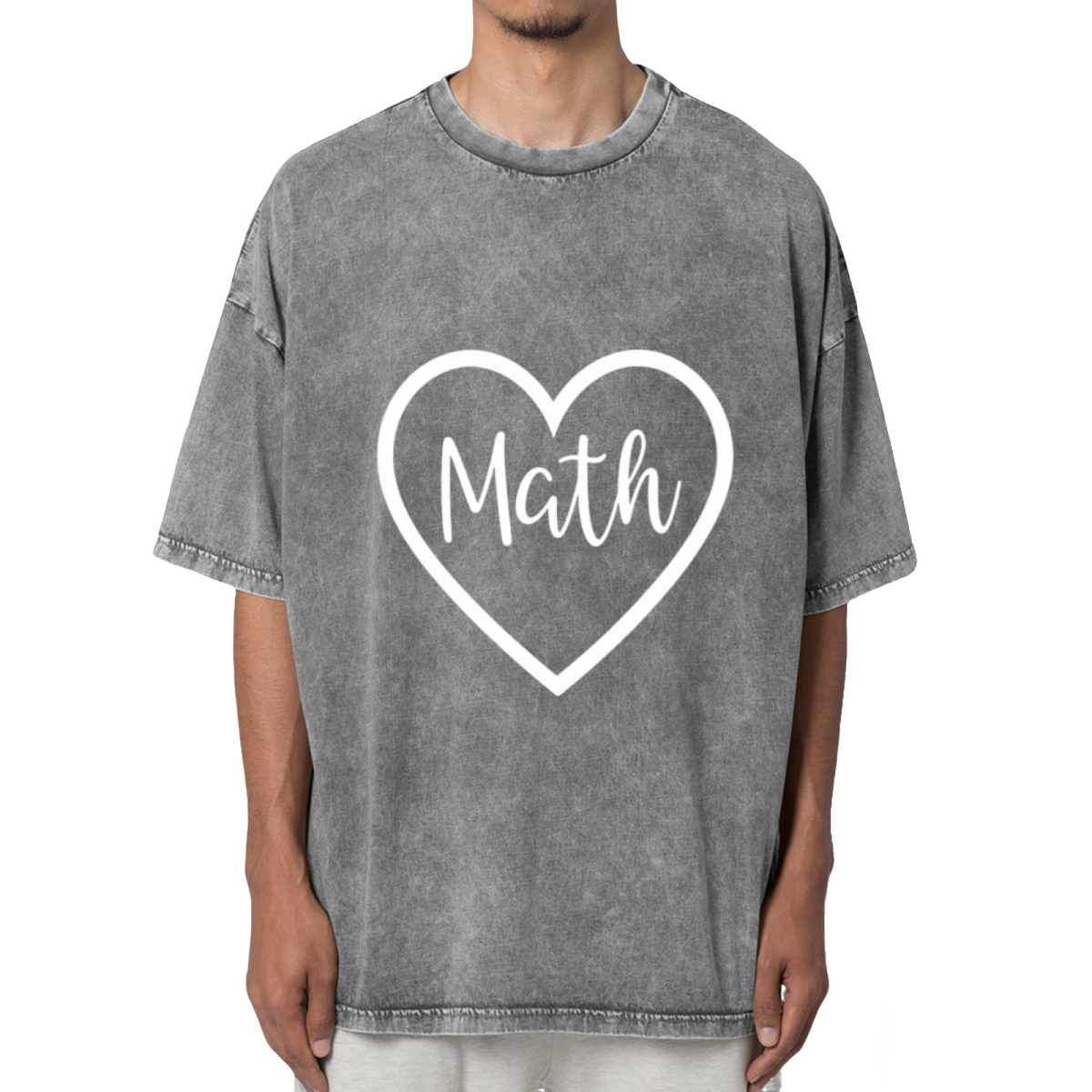 Math Teacher Shirt Womens Teacher Shirt Washed Graphic T-Shirt
