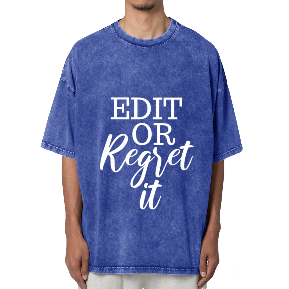 Edit Or Regret It English Teacher Shirt Washed Graphic T-Shirt
