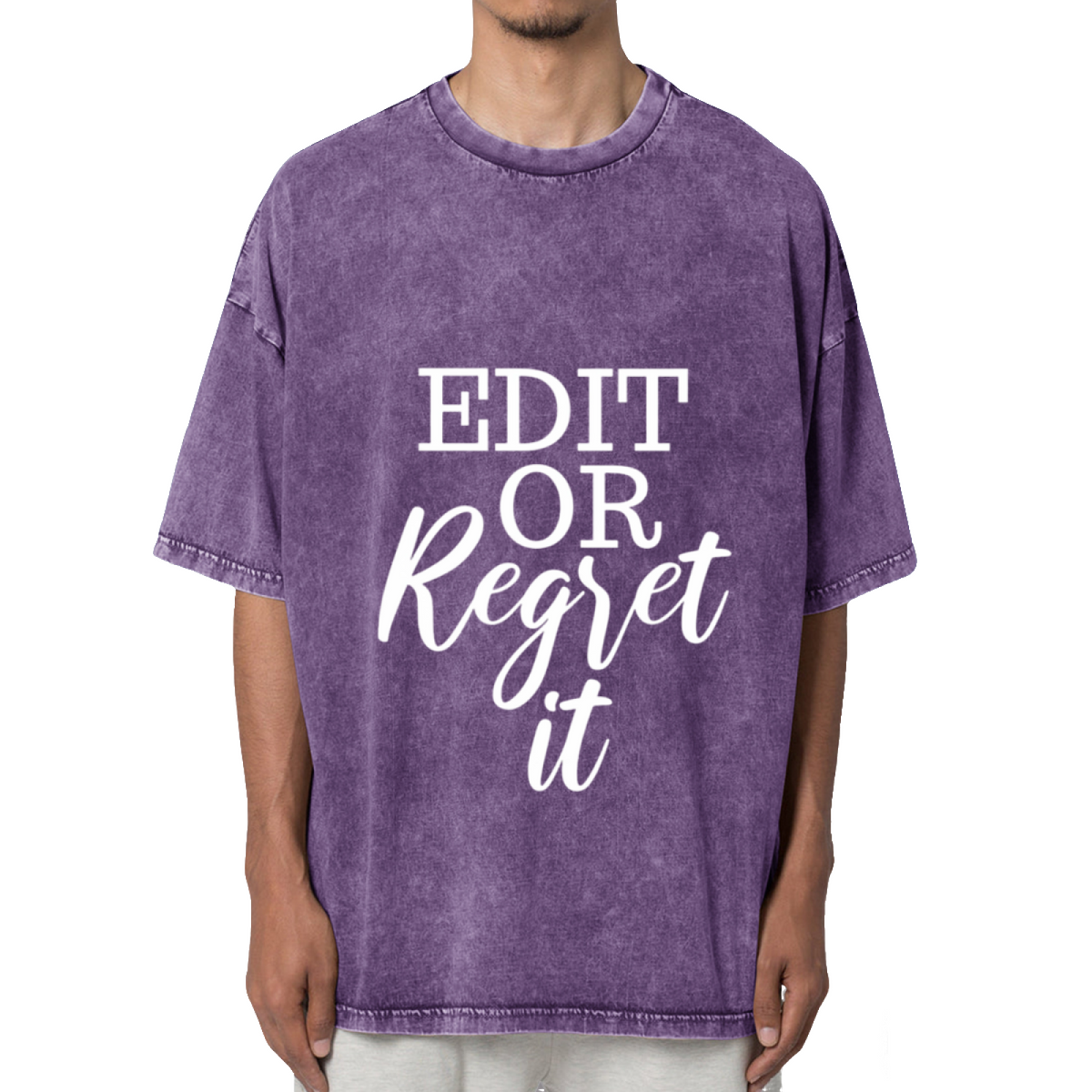 Edit Or Regret It English Teacher Shirt Washed Graphic T-Shirt