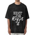 Unisex washed graphic T-shirt with Edit Or Regret It English Teacher Shirt English Teacher Gift Grammar Shirt Writer Shirt Editor English Major Funny Grammar themed design, pr