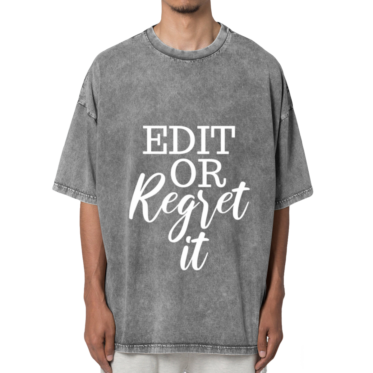 Edit Or Regret It English Teacher Shirt Washed Graphic T-Shirt