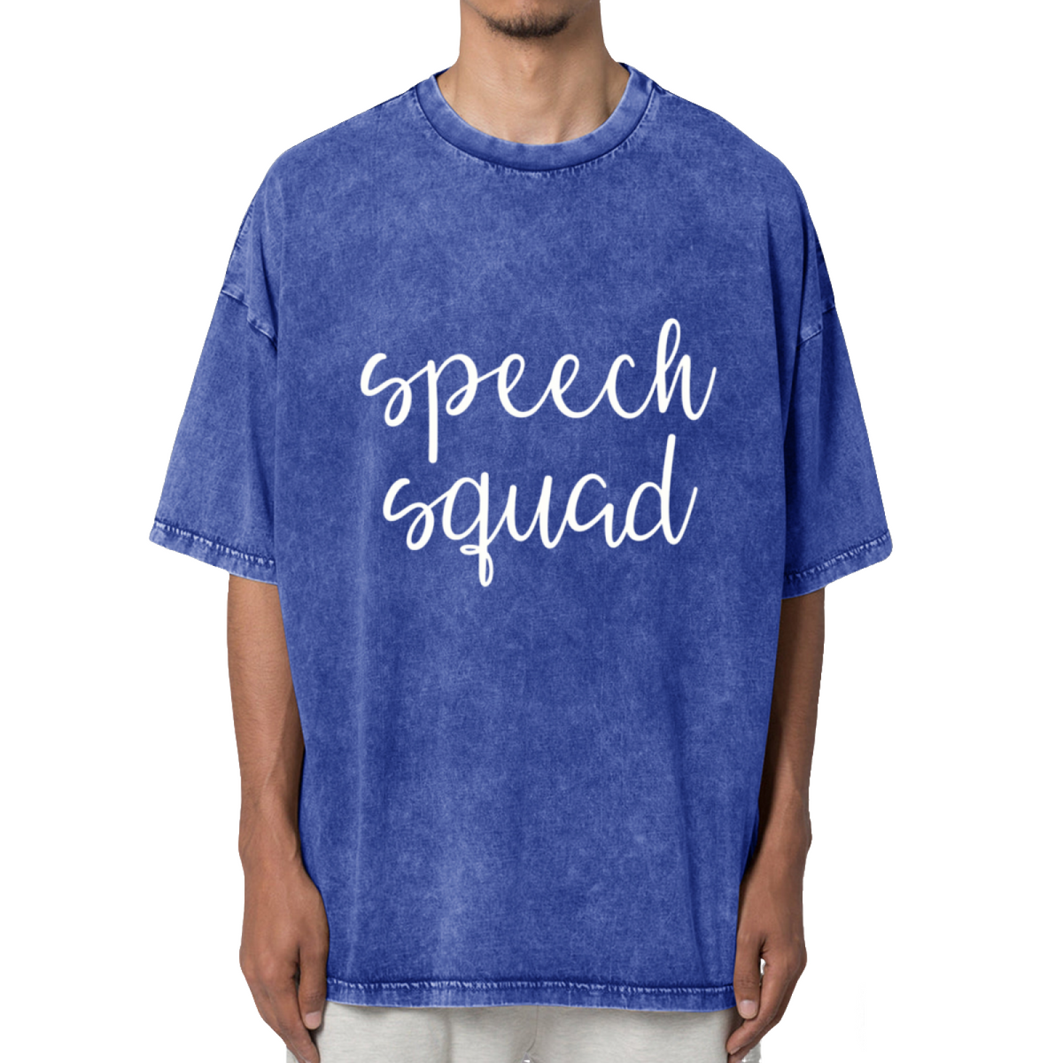 Speech Therapist Washed Graphic T-Shirt