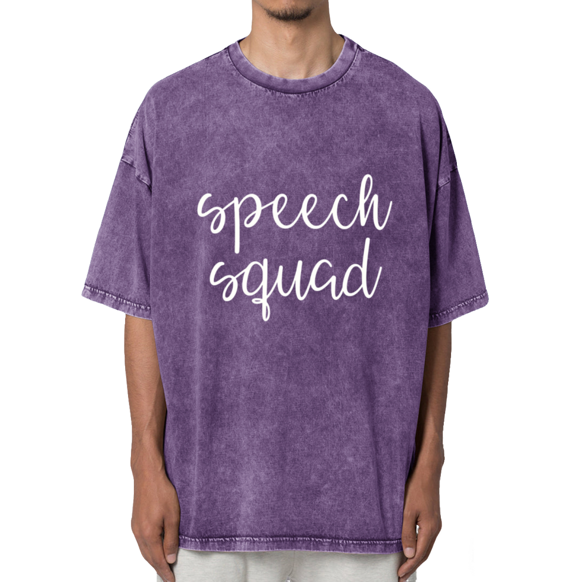 Speech Therapist Washed Graphic T-Shirt