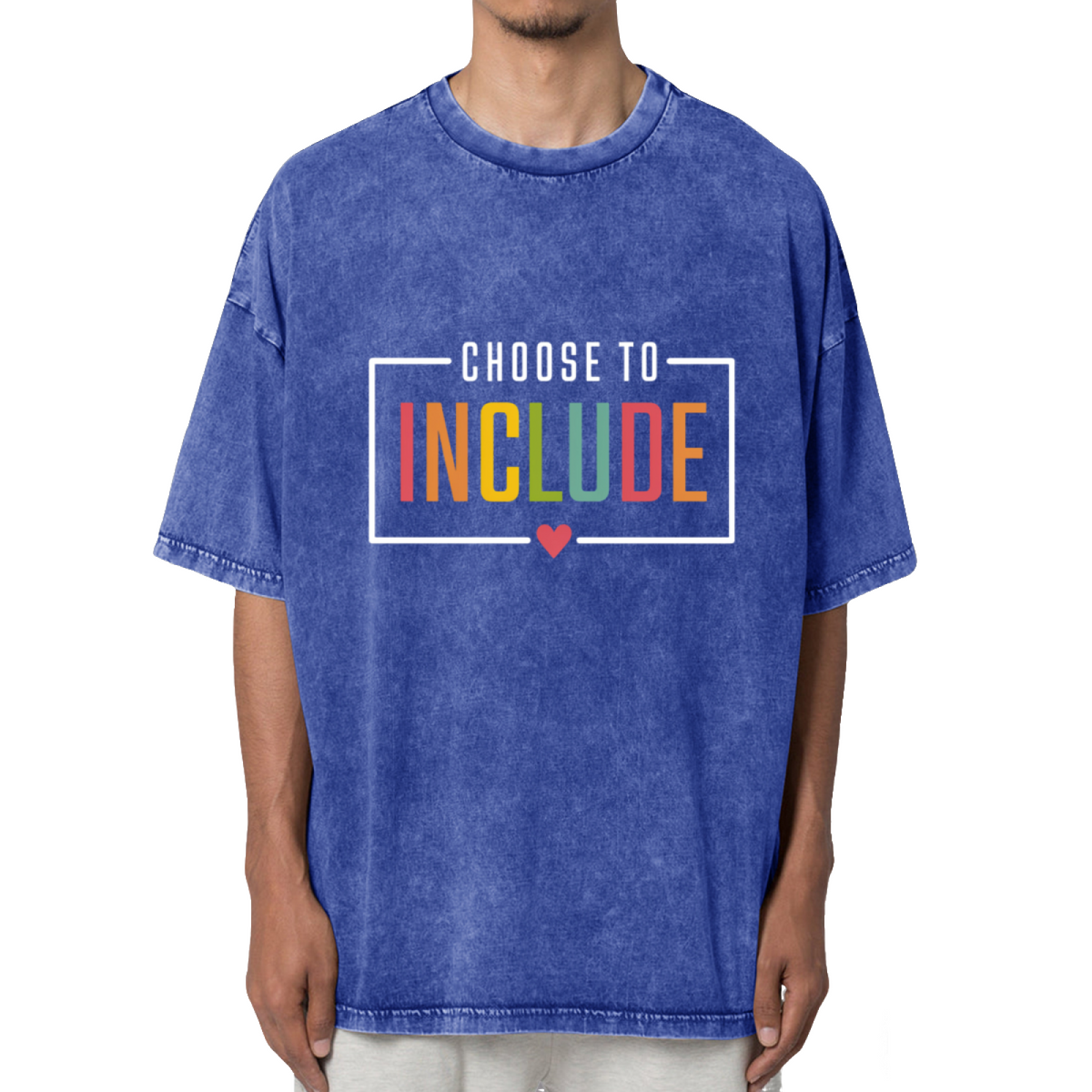 Choose To Include Sped Teacher Washed Graphic T-Shirt