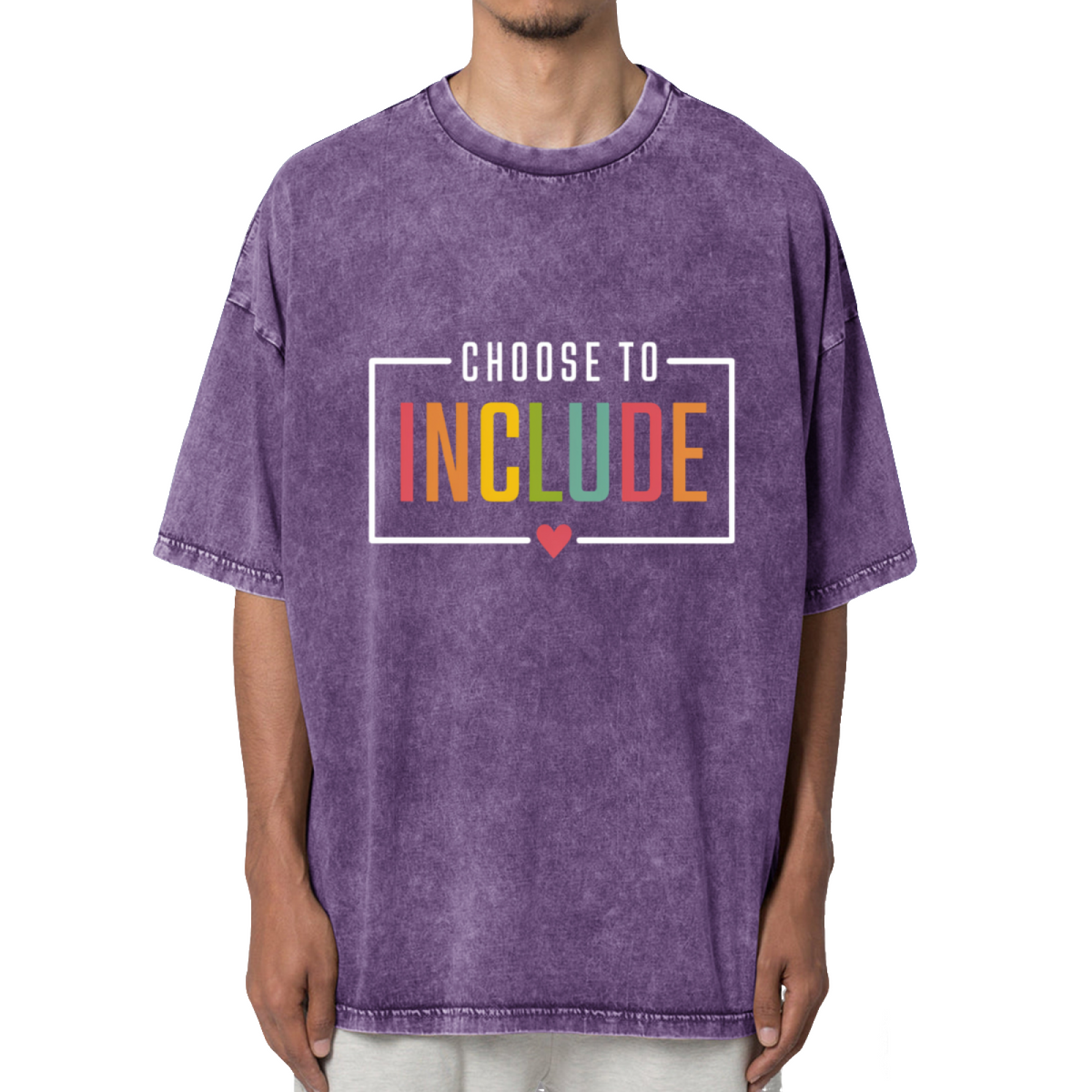 Choose To Include Sped Teacher Washed Graphic T-Shirt